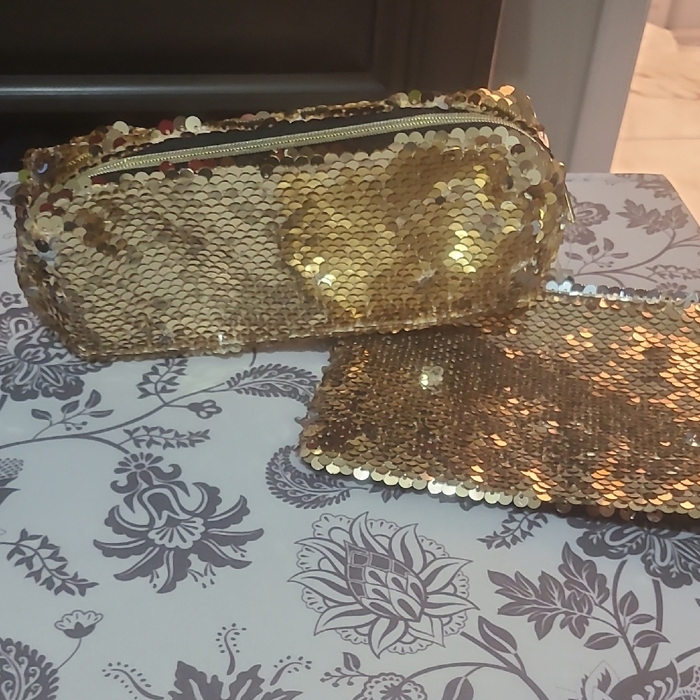 Gold Sequin Women's Bag